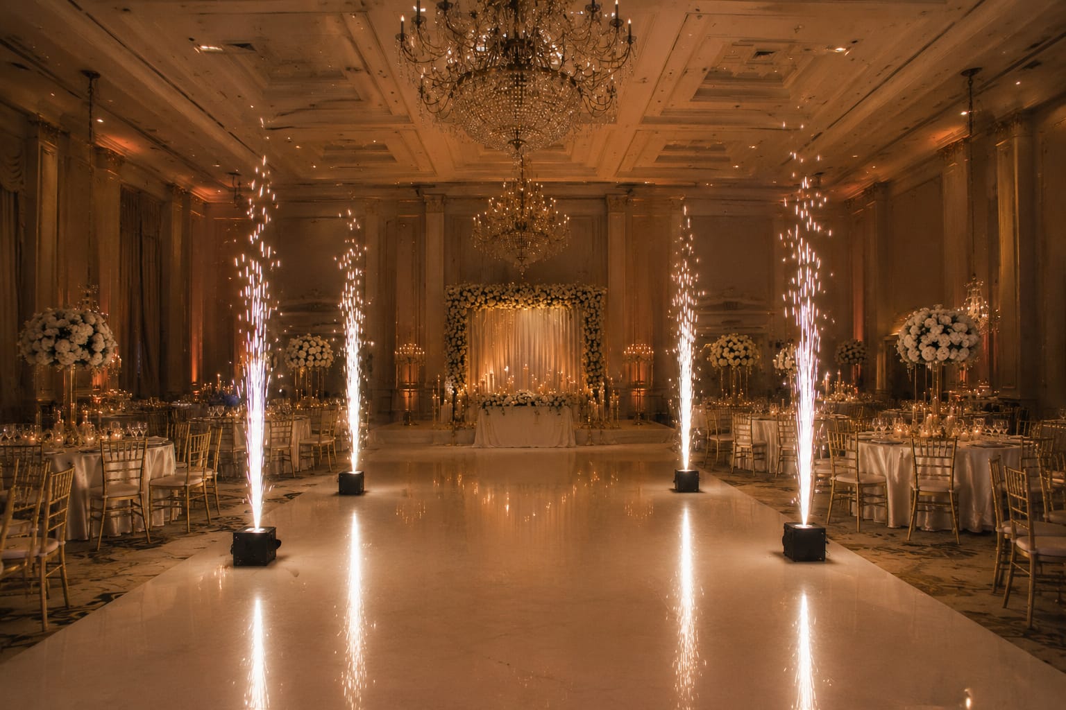 Cold Sparkler Fountains